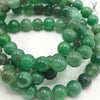 GREEN JADE - 8MM - 100 BEADS