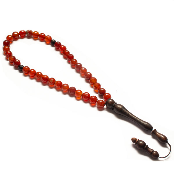 Yemeni Aqeeq 33- Beads 8mm