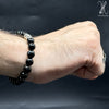 FLEXIBLE BLACK SULAIMANI AQEEQ BRACELET -10MM - 8MM