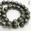 PYRITE - 33 BEADS - 8 MM