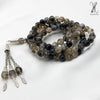 TEXTURED AQEEQ - 8MM - 100 BEADS