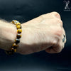 FLEXIBLE TIGER EYE BRACELET - 10MM - 8MM