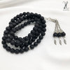 BLACK LAVA - 100 BEADS-8MM