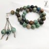CHRYSOCOLLA– 33 BEADS - 10 MM