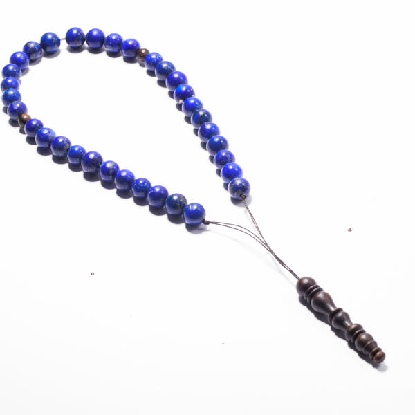 The Companion Tasbih Bracelet: LAPIS LAZULI- 33BEADS,10MM