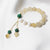 Golden Rutile, Pearls & Malachite Bracelet.