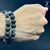 BLACK LAVA LABRADORITE BRACELET- 10MM ( Single Layer )