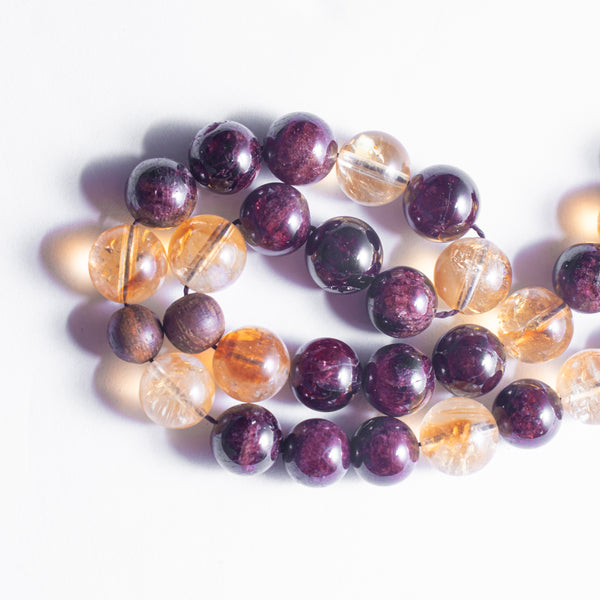 The Intermix Garnet And Citrine .