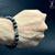 FLEXIBLE BRACELET BLACK LAVA -10 MM - 8 MM