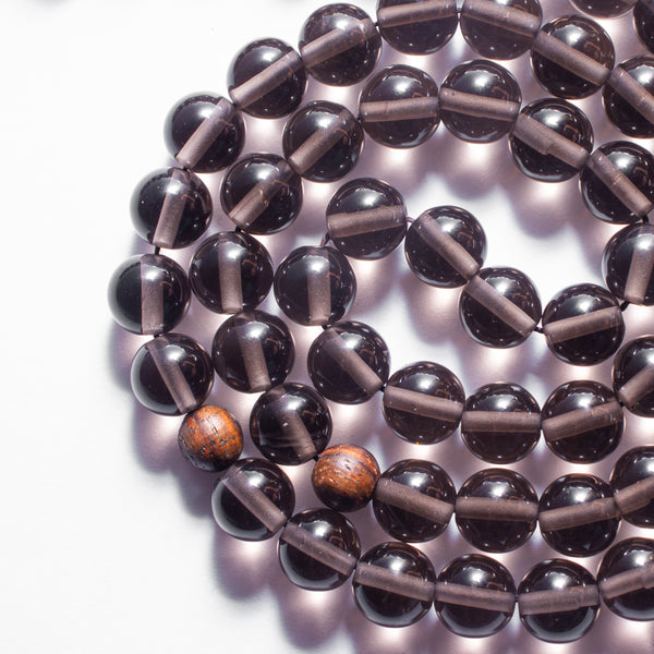 FLEXIBLE SMOKEY QUARTZ BRACELETS10MM-8MM
