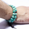 The Companion Tasbih Bracelet: AMAZONITE- 33BEADS,10MM