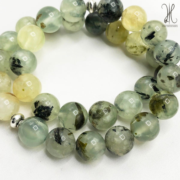 FREHNITE -33 BEADS - 10 MM