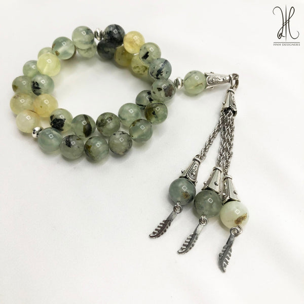 FREHNITE -33 BEADS - 10 MM