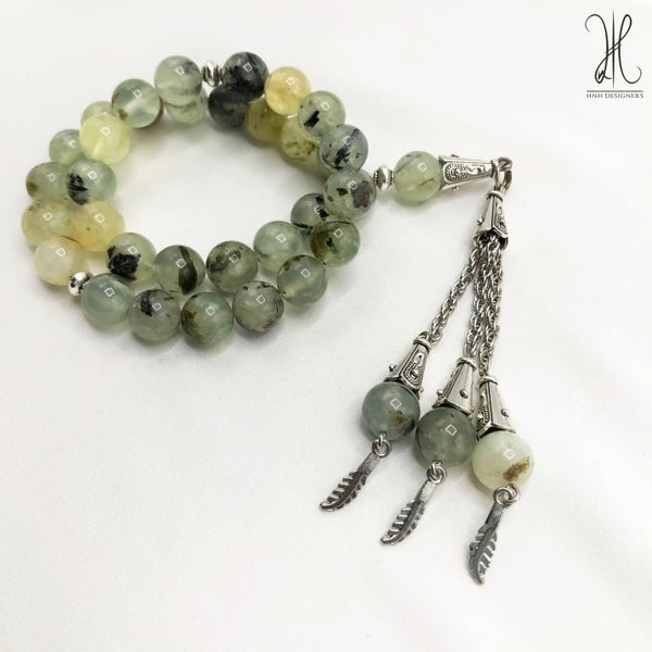 FREHNITE -33 BEADS - 10 MM