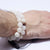 The Companion Tasbih Bracelet:WHITE AGATE- 33BEADS,10MM