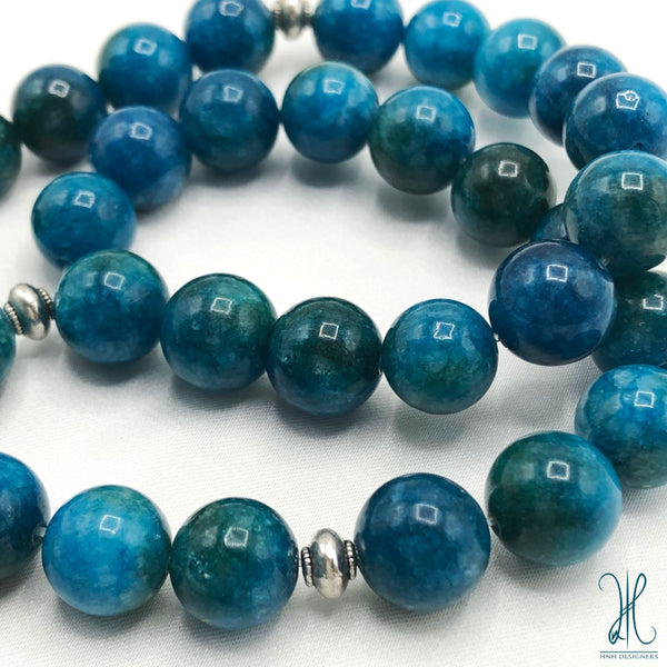 APATITE - 33 BEADS - 10 MM