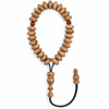 Teak Wood & Marjan Tasbih Bracelet