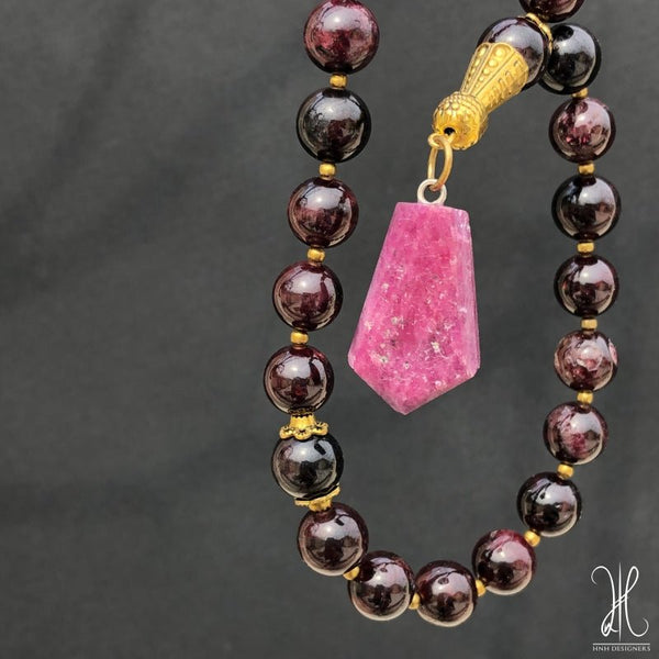The Garnet with Ruby Pendant