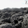BLACK LAVA LABRADORITE BRACELET- 10MM ( Single Layer )