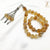 YELLOW CITRINE-33 BEADS - 10 MM