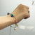 Amethyst Apatite Citrine Pearls Charms Bracelet.
