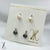 Pyrite And Pearls Studs.