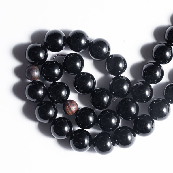 FLEXIBLE BLACK SULAIMANI AQEEQ BRACELET -10MM - 8MM