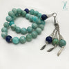 AMAZONITE - 33 BEADS - 10 MM