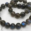 LABRADORITE - 33 BEADS - 10 MM