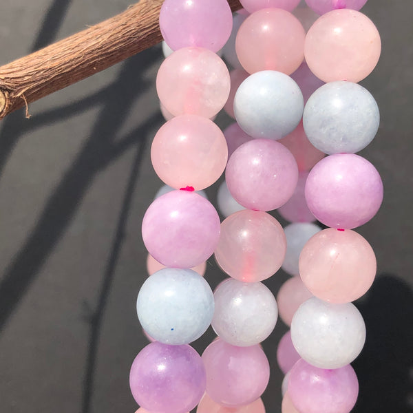 DREAMY LAVENDER - 33 BEADS - 10 MM