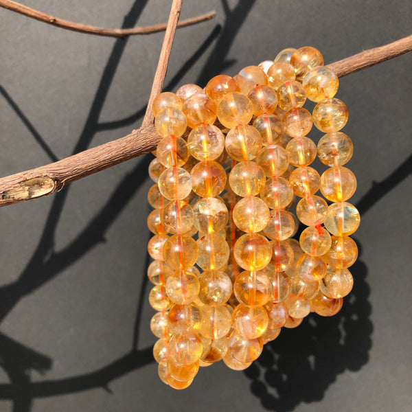 FLEXIBLE CITRINE BRACELET - 10 MM