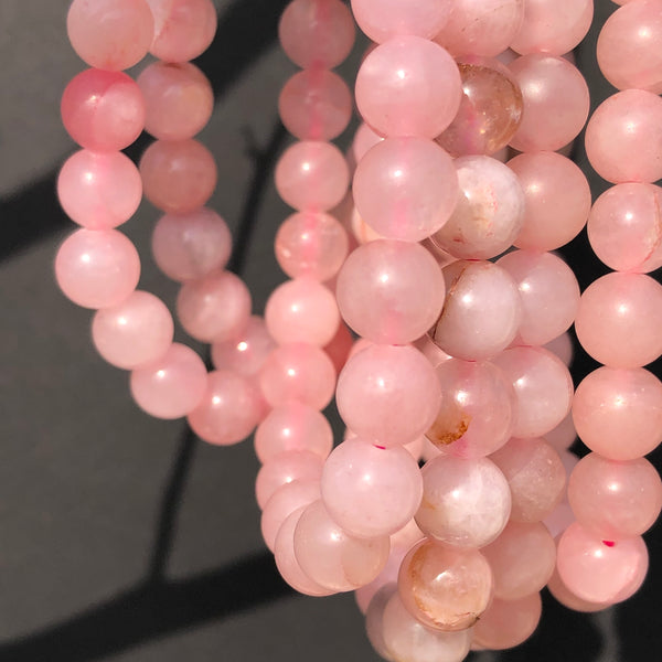 FLEXIBLE ROSE QUARTZ -10MM - 8MM