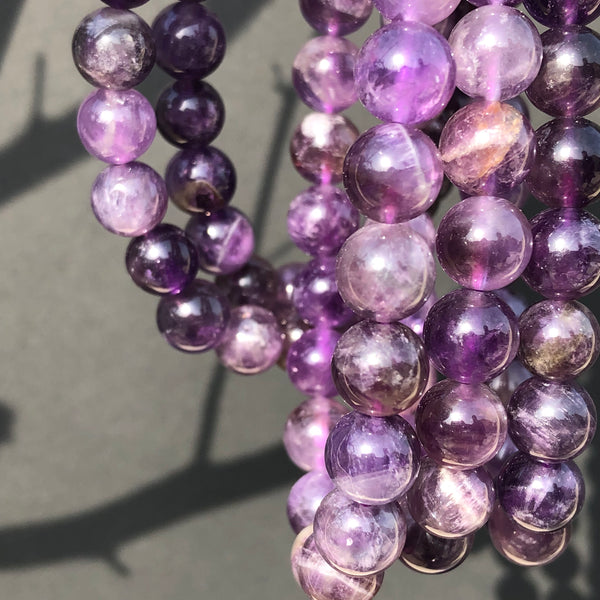 FLEXIBLE BTRACELET AMETHYST 10MM
