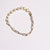 Pearls Bracelet With Gold Platted Chain.