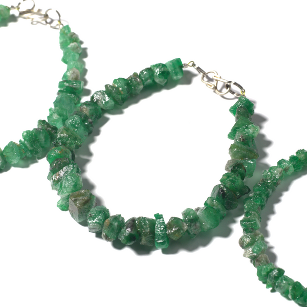Natural Emerald Bracelet 7MM (Single Bracelet)