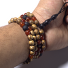 The Companion Tasbih Bracelet: OUD , LAVA ,RED AQEEQ - 100 BEADS - 8MM