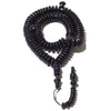 Teak Wood Tasbih Misbaha Flat Disc Black Edition