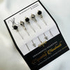 BLACK SILVER HIJAB PINS PACK