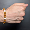 KoKa Wood & Camel Bone Flexible Bracelet 9MM