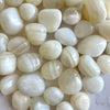 WHITE AGATE - 33 BEADS -10 MM
