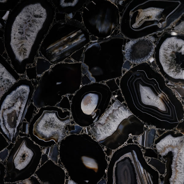 SULEMANI AQEEQ BLACK 8MM - 100 BEADS