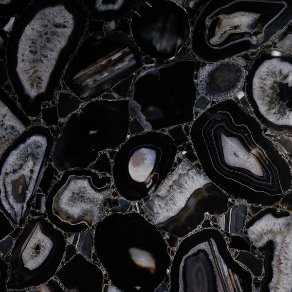 SULEMANI AQEEQ BLACK 8MM - 100 BEADS