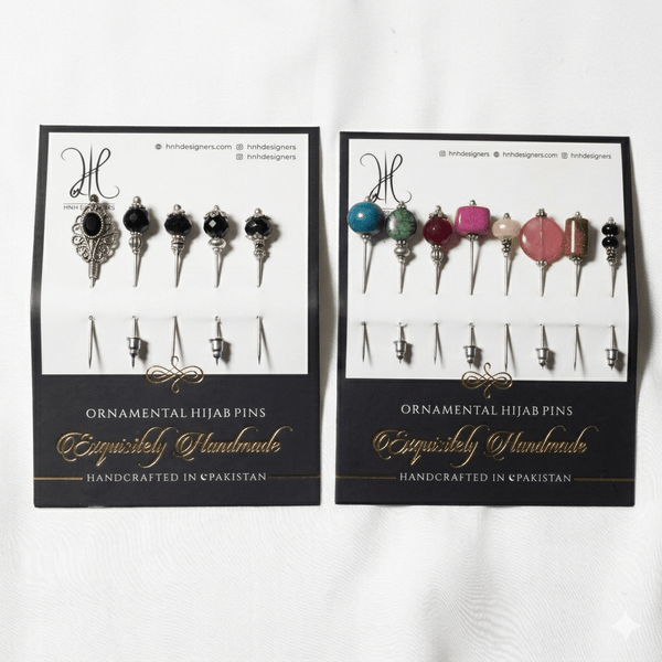 Deisgner Hijab Pins *COMBO 5*