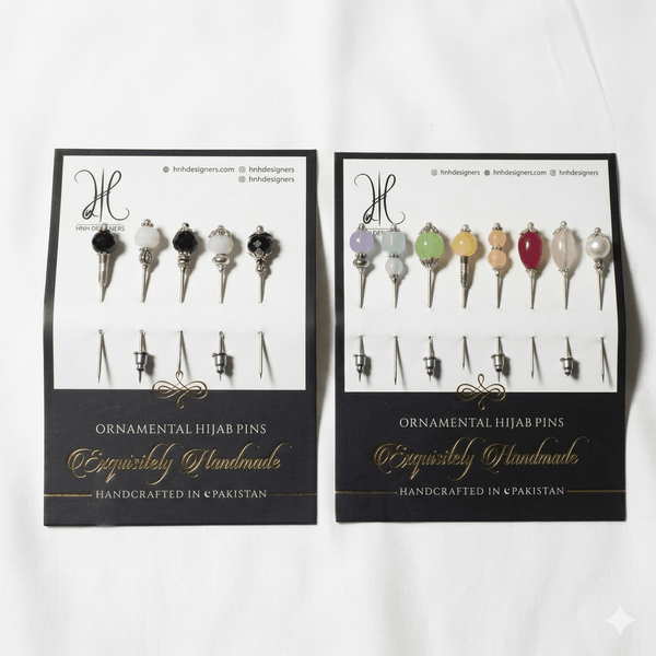 Designer Hijab Pins *COMBO 6*