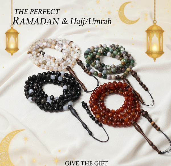 Whole Sale 4 Aqeeq Tasbih Set of 100 Beads.