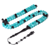 Icy Amazonite InterMix Ebony Wood 100 Beads 8MM