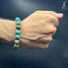 FEXIBLE CHRYOCOLLA BRACELET 12MM