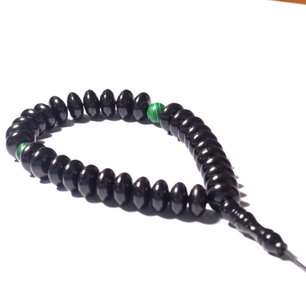 Indonesian Teak Wood Companion Tasbih Bracelet 33 Beads