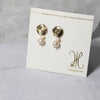 Gold Plated Pearls Earrings