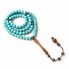 Blue Feroza 8mm 100 Beads